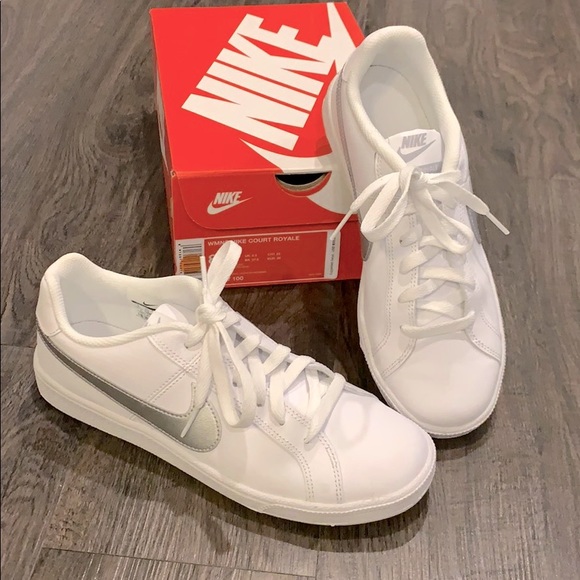 Nike Shoes - NIKE white Court Royale sneakers - 8